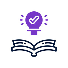 knowledge icon for your website, mobile, presentation, and logo design.