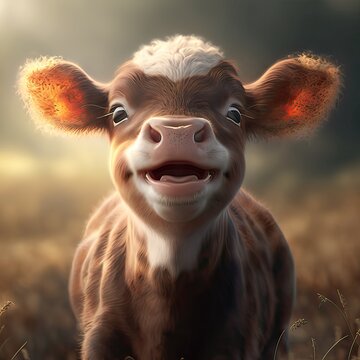 Baby Cow Wallpaper