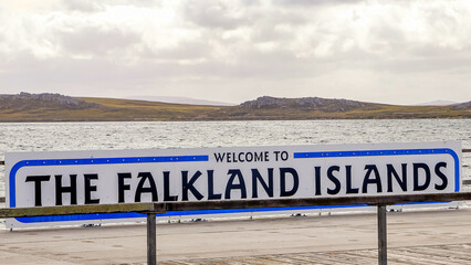 Obraz premium Volunteer Point, Falkland Islands, UK