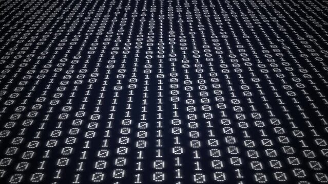 Binary Data Code Background