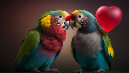 couple of parrots