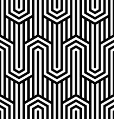 Vector seamless texture. Modern geometric background. Lattice with hexagonal tiles.