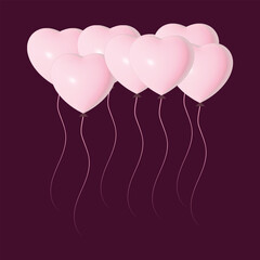 heart shaped balloons
