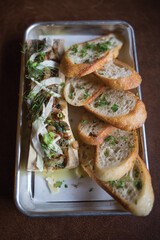 Roasted beef bone marrow 