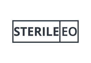 Monochromatic Sterile EO symbol. 
