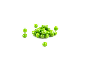 Pile of green wet pea