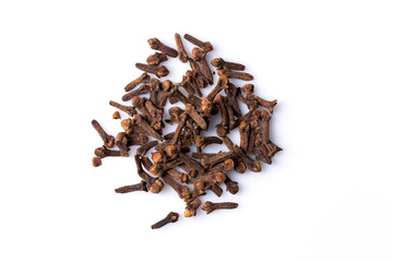 Cloves isolated on white background