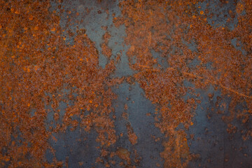 old rusty metal plate texture