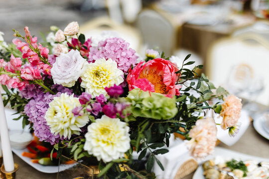 Wedding bouquet of flowers