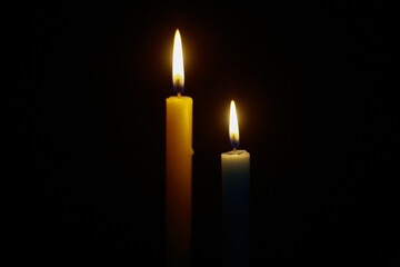 candles in the dark