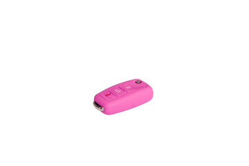Car keys isolated on white background