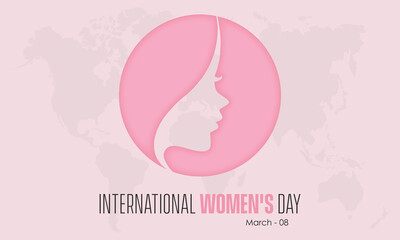 Female freedom awareness concept banner design of International Women's Day observed on March 08
