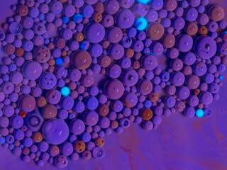 watercolors and oil artistic macro photography, behaviour of oil and water when brought together