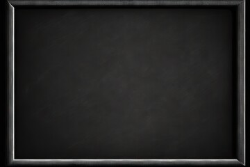blank blackboard with chalk