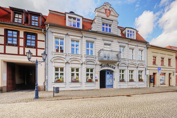 historisches Rathaus Beeskow in Brandenburg
