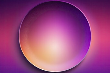 Obraz premium purple oval frame on white gradient background