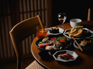 A selection of sushi