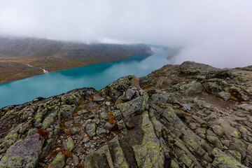 Fototapeta Norwegia jezioro Gjende obraz