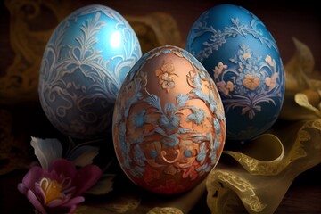 Easter Eggs. Generative AI