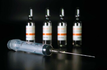 syringe with a needle