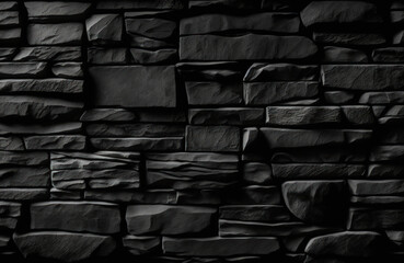 Fototapeta premium Black slate with a dark gray background. Generative AI