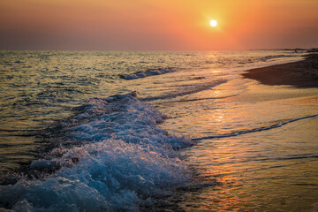 Fototapeta premium sunset on the beach