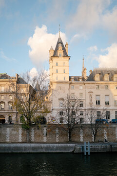 Buildings along the Seine in Paris