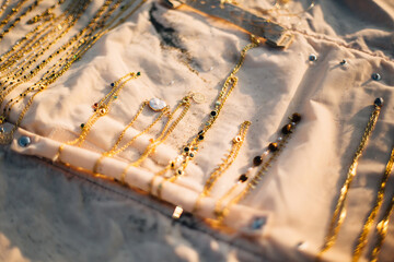 Gold-plated jewelry collection