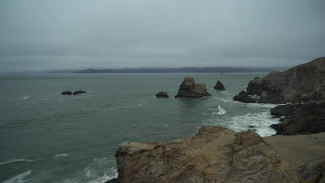 Ocean view from Sutro Baths Ruin, San Francisco.