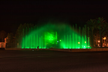fuente luminosa de verano 