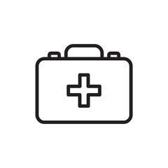first aid box icon design vector template
