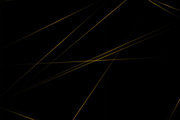 Abstract black with gold lines, triangles background modern design. Vector illustration EPS 10.