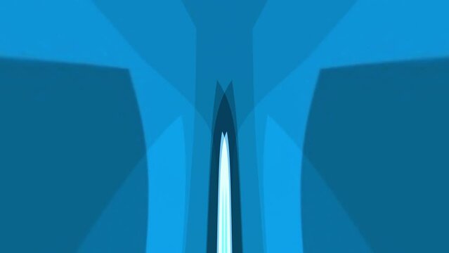 Abstract Cyberspace Animation Background, Loop, 4k
