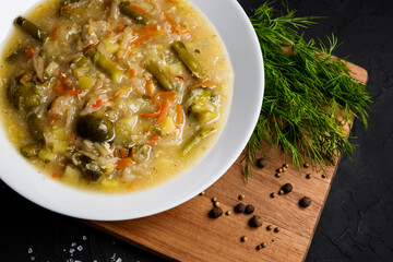 Polish vegetable soup