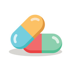 capsule icon design vector template