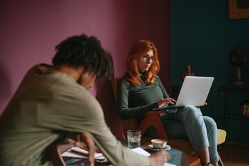 Young people on coffee 