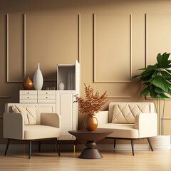 Modern living room future Idea Generative AI