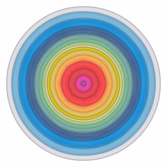 abstract colored circle lines motion blurred
