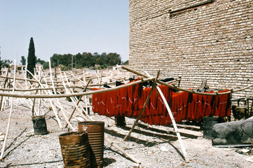 Dyeing With Red Pigment in Northern Afghanistan