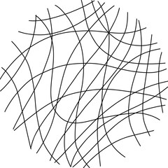 Obraz premium round linear abstract background pattern
