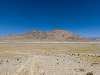 The plain at an altitude of over 3000 m above sea level.
