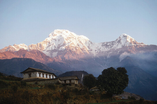 Annapurna From Ghandruk Village