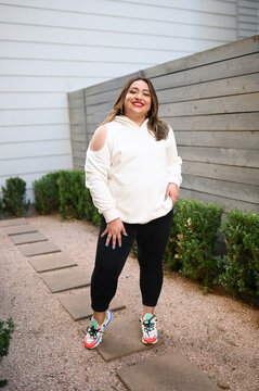 Woman Posing outside.