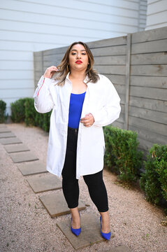 Woman Posing outside.