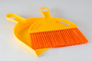 orange and yellow broom