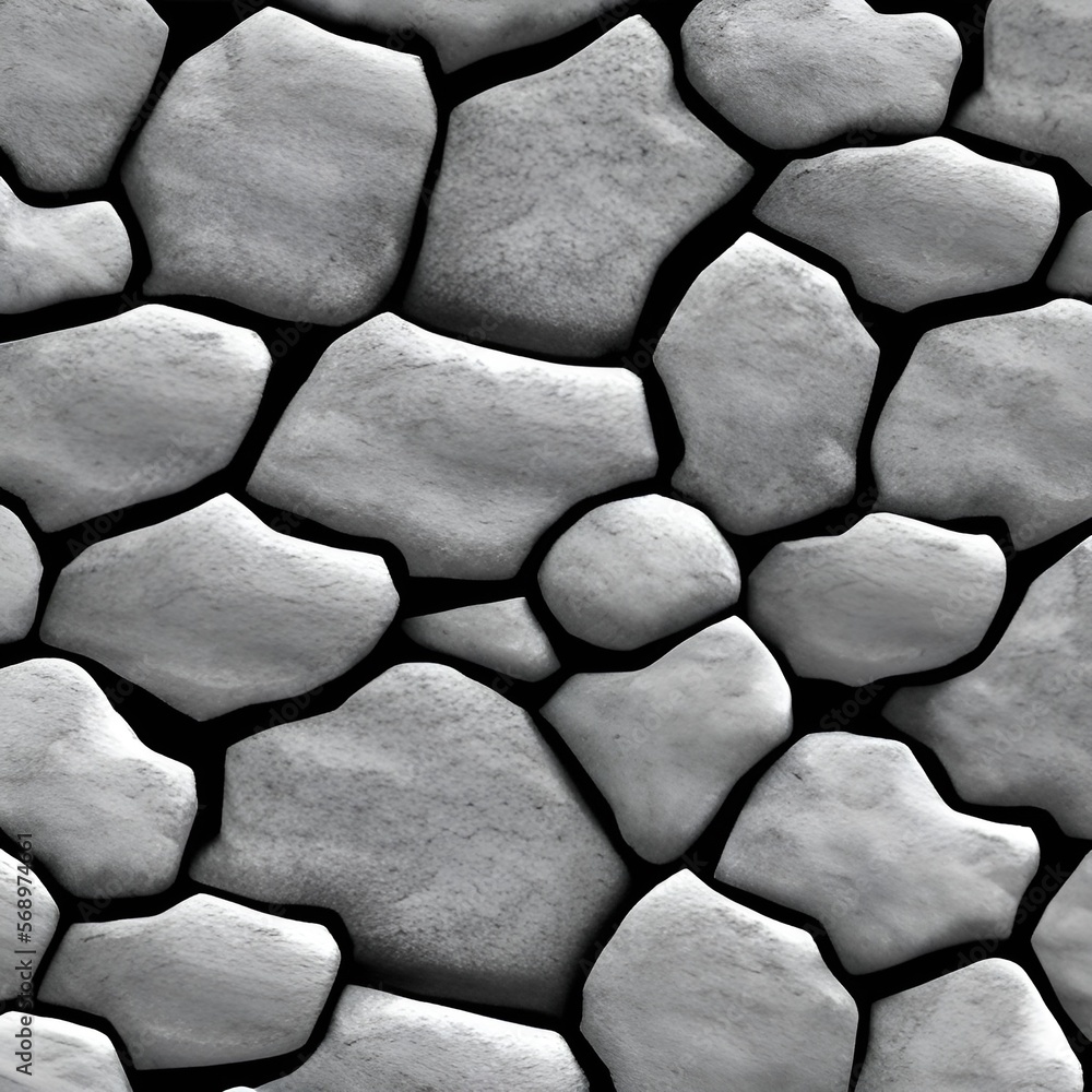 Poster background in the form of stonework.