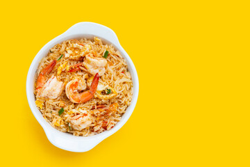 Prawn and egg fried rice