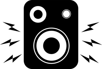 illustration of a music column on a transparent background