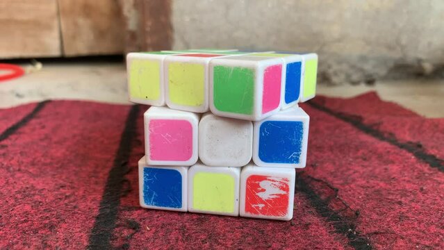 colorful Rubik cube 