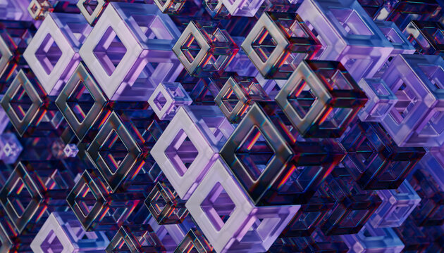 Abstract cubes
